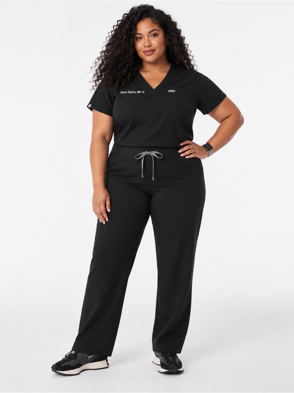 FIGS Livingston Technical Collection Black Scrubs Pants XXL
